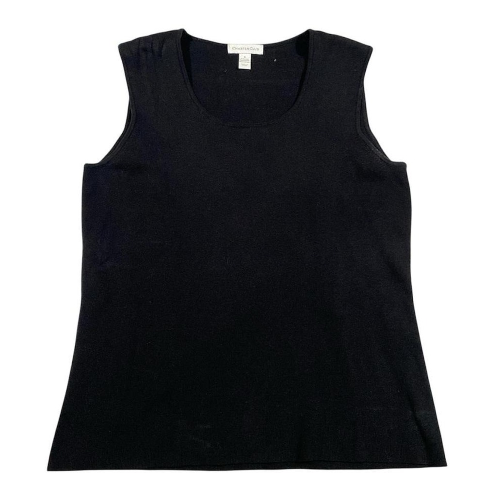 Charter Club Classic‎ Black Tank – Size Small
